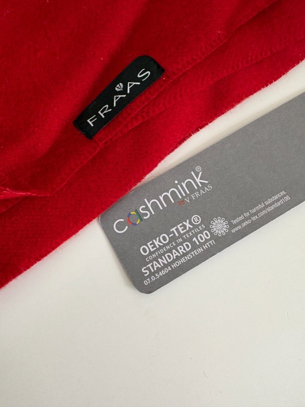 Fraas Red Scarf Rectangle - Picture 2 of 3